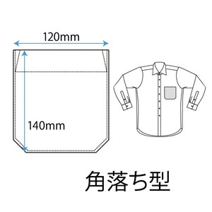 軽井沢シャツ ポケットの種類 角落ち型