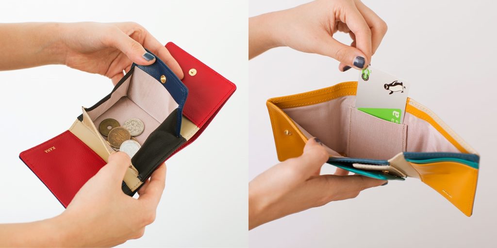JOGGO レディース三つ折り財布 コンパクトサイズ