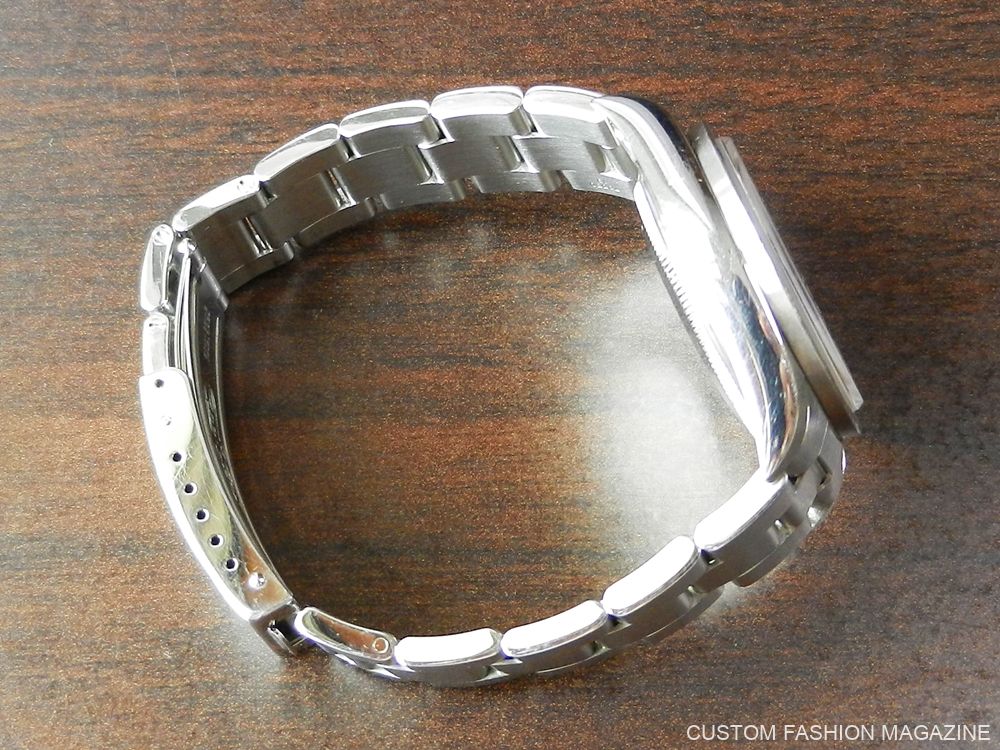 ROLEX エアキング エンジンターンドベゼル（ホワイト）サイド