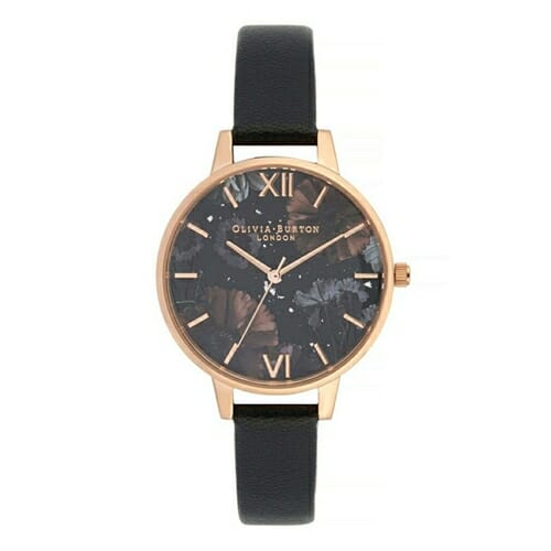 セレスティアル ブラック ＆ ローズゴールド オリビアバートン 腕時計