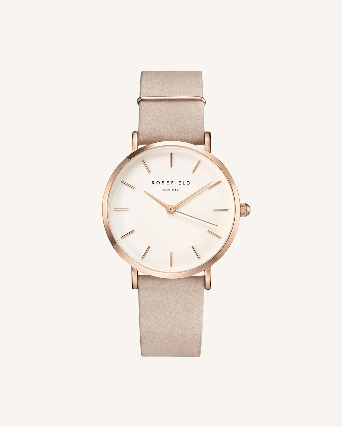 ROSEFIELD ローズフィールド The West Village Soft Pink Rose gold 33mm