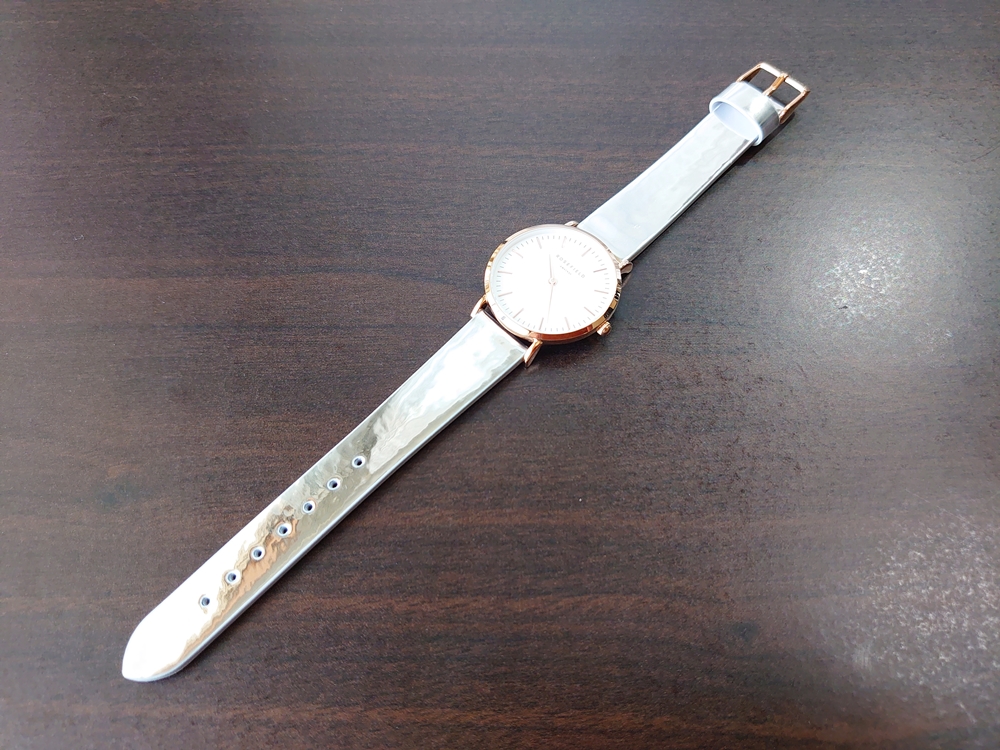 ROSEFIELD ローズフィールド 腕時計 Tribeca 33mm ローズゴールドケース フロント メタリックストラップ