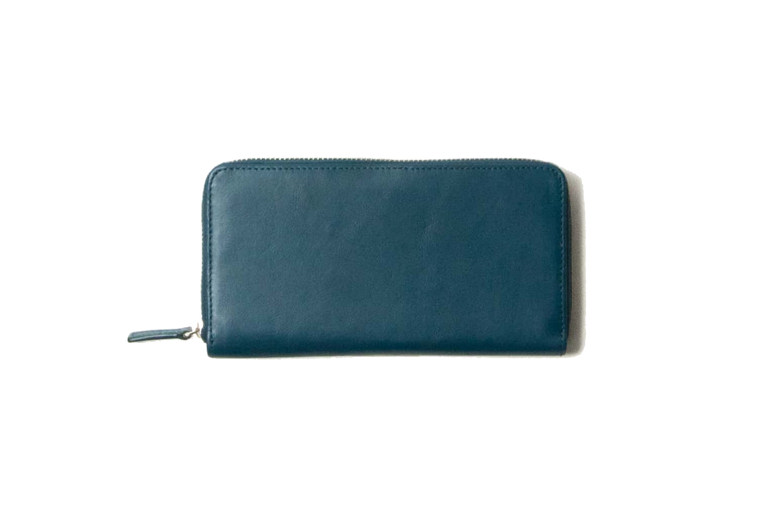 ピーコックブルー Business Leather Factory（ビジネスレザーファクトリー） 長財布（ラウンドファスナー）