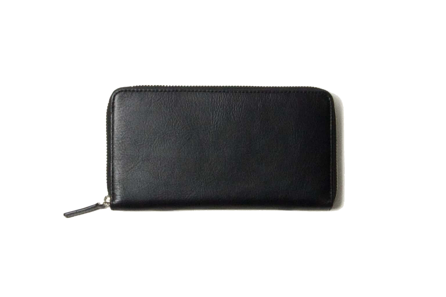 ブラック Business Leather Factory（ビジネスレザーファクトリー） 長財布（ラウンドファスナー）