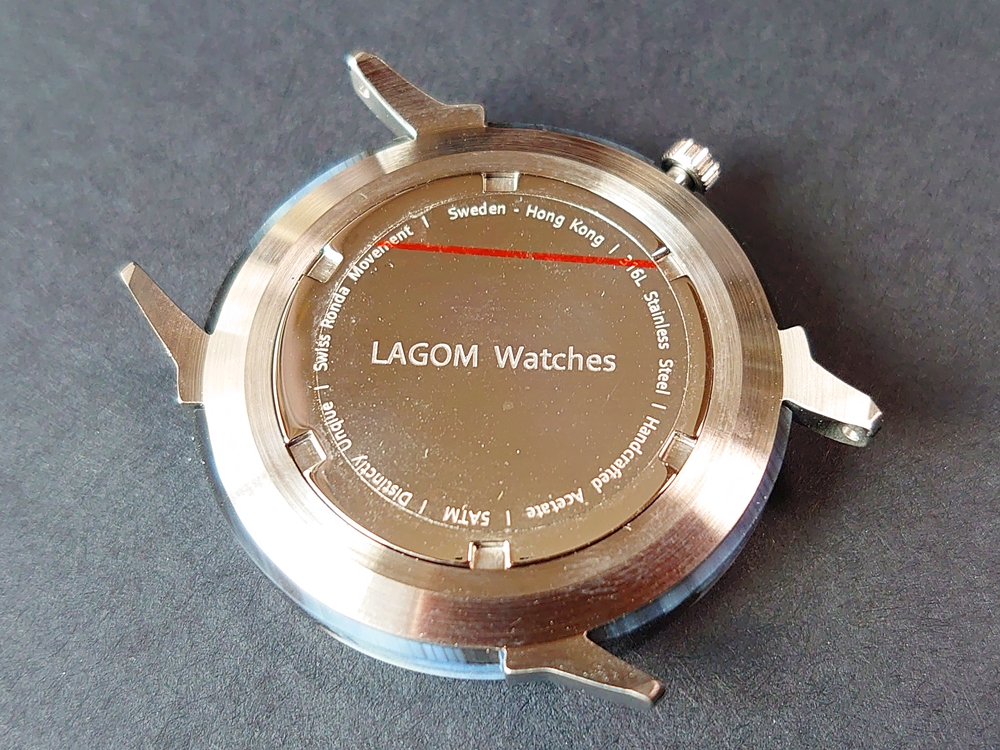 Lagom Watches（ラーゴムウォッチ）SJO【LW054】シルバー シルバーメッシュ バックケース 保護シール