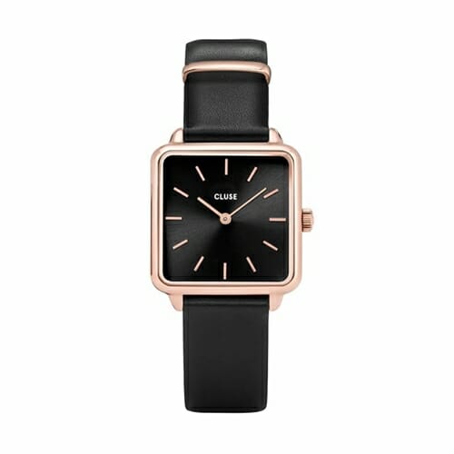 ラ・テトラゴン ローズゴールド ブラック ブラック 28.5mm - CW0101207011 CLUSE クルース レディース腕時計