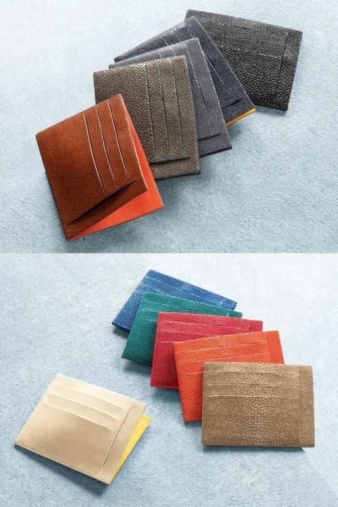 Atelier AKNAS（アトリエ アクナス）ミニ財布 スリット札ばさみ カラーバリエーション 11色