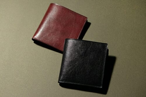手揉みレザー 二つ折り財布 LONESOME（ロンサム）Mens Leather Store（メンズレザーストア）