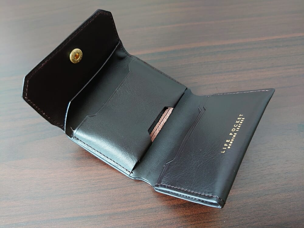 LIFE POCKET（ライフポケット）MiniWallet3 ミニウォレット3 espresso エスプレッソ 財布 機能的な収納ポケット
