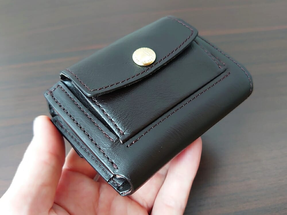 LIFE POCKET（ライフポケット）MiniWallet3 ミニウォレット3 espresso エスプレッソ 財布 デザイン 小銭入れ側2