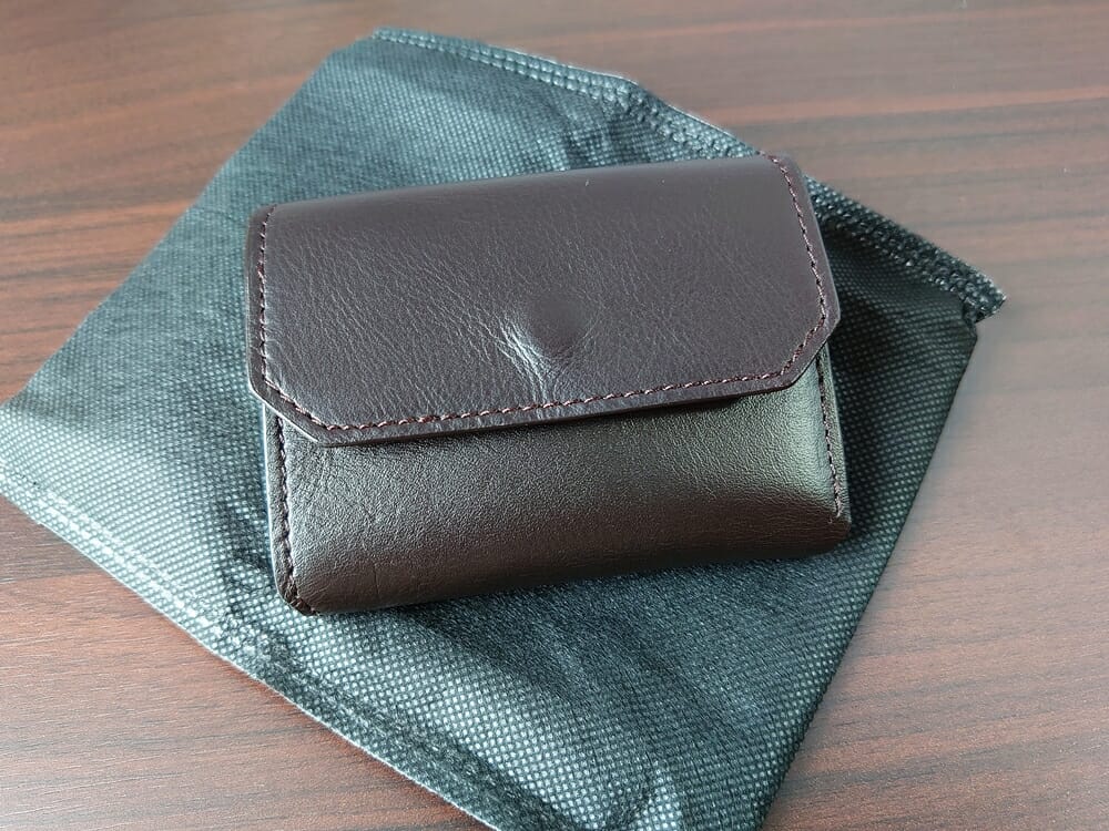 LIFE POCKET（ライフポケット）MiniWallet3 ミニウォレット3 espresso エスプレッソ 財布全体