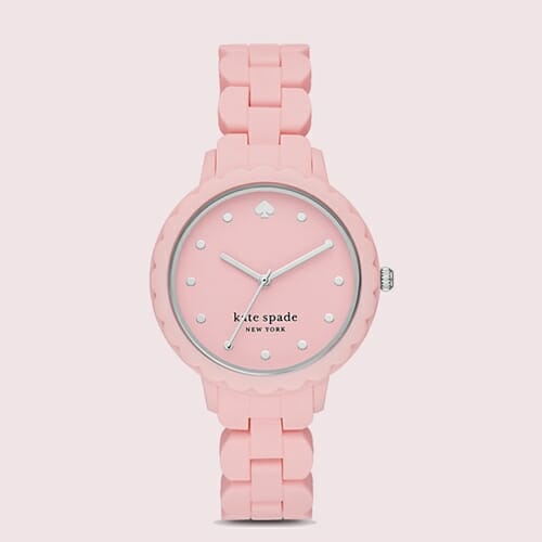 モーニングサイド スリーハンド ピンク シリコン ウォッチ kate spade new york（ケイト・スペード ニューヨーク）腕時計