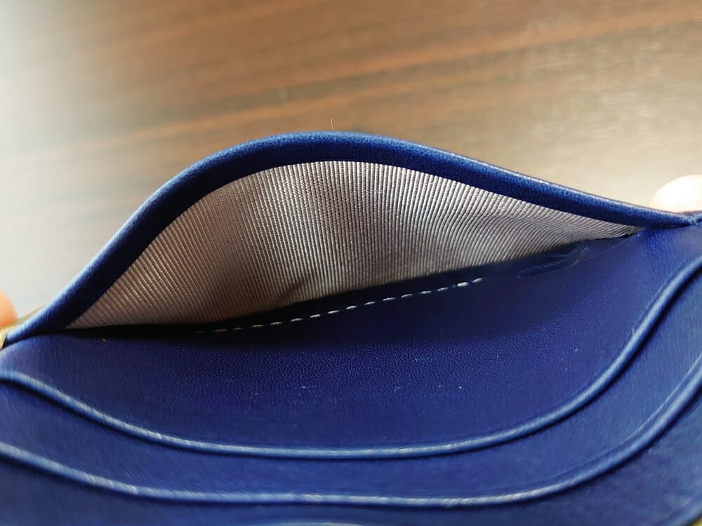 JOGGO（ジョッゴ）ENISHI 2つ折り財布 姫路レザー（グリーン、ブルー）カードポケット な内側生地 ナイロン系