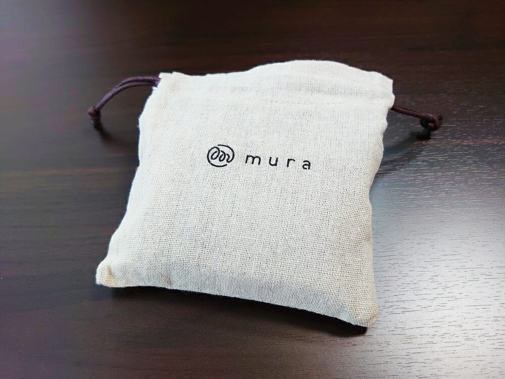 三つ折り財布 ST-909 イタリア製シュリンクレザー スキミング防止機能付 ミニ財布（オレンジ）MURA（ムラ）専用布袋（保存袋）