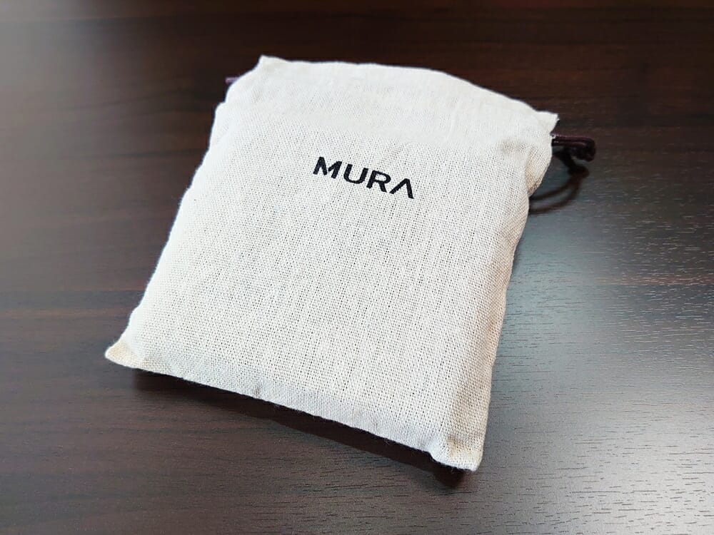 二つ折り財布 st-819 イタリアンレザー（フルグレイン）スキミング防止機能付 MURA（ムラ）専用布袋