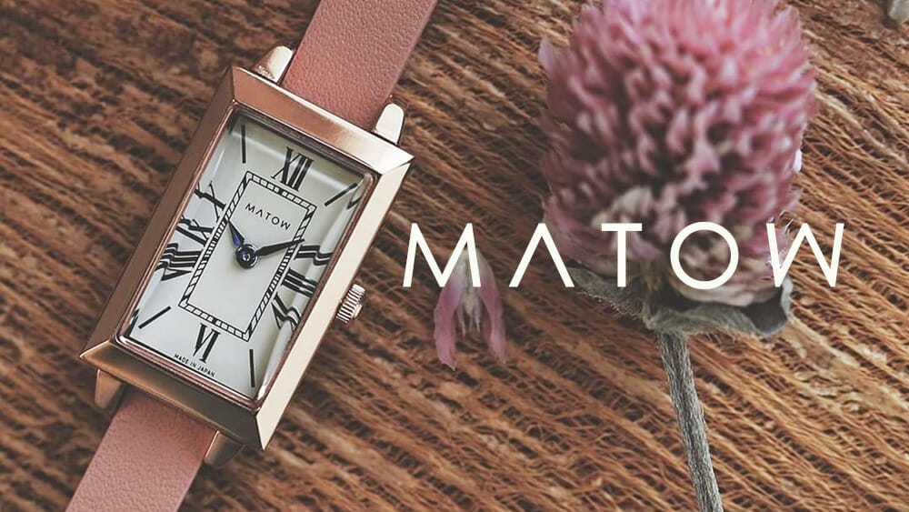 MATOW マトウ シンプル腕時計