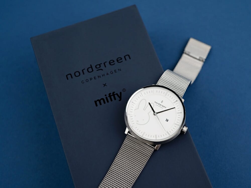 Nordgreen ノードグリーン ミッフィー コラボレーション 腕時計 Philosopher フィロソファ（シルバーメッシュ）ミッフィー パッケージング ギフトボックス2