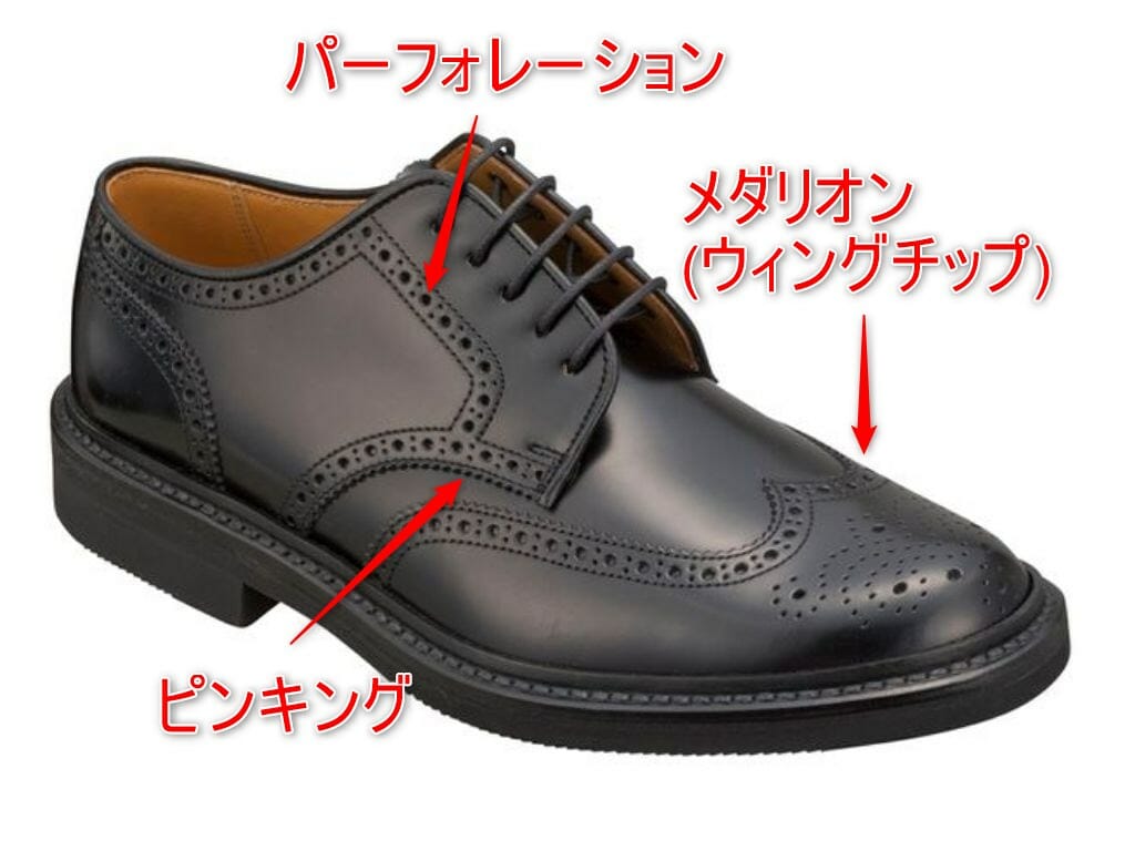革靴 フルブローグの解説