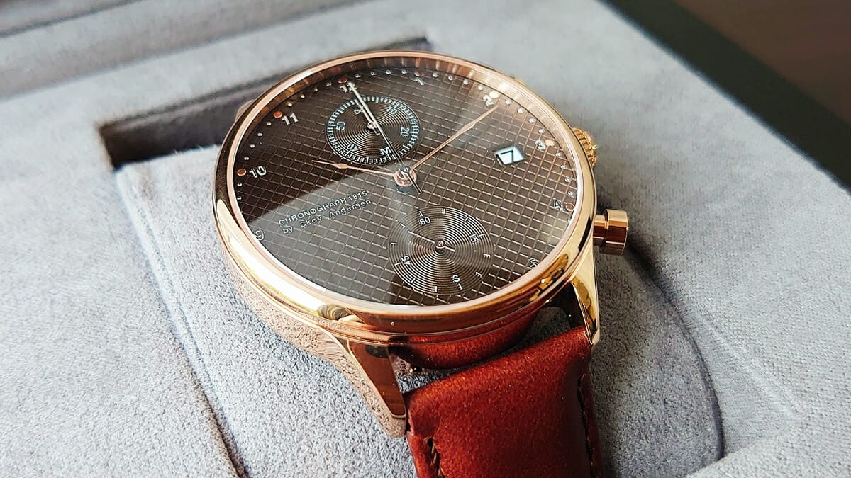 About Vintage アバウトヴィンテージ 1815 Seasar Chronograph Rose gold Brown Seasar 143本の数量限定