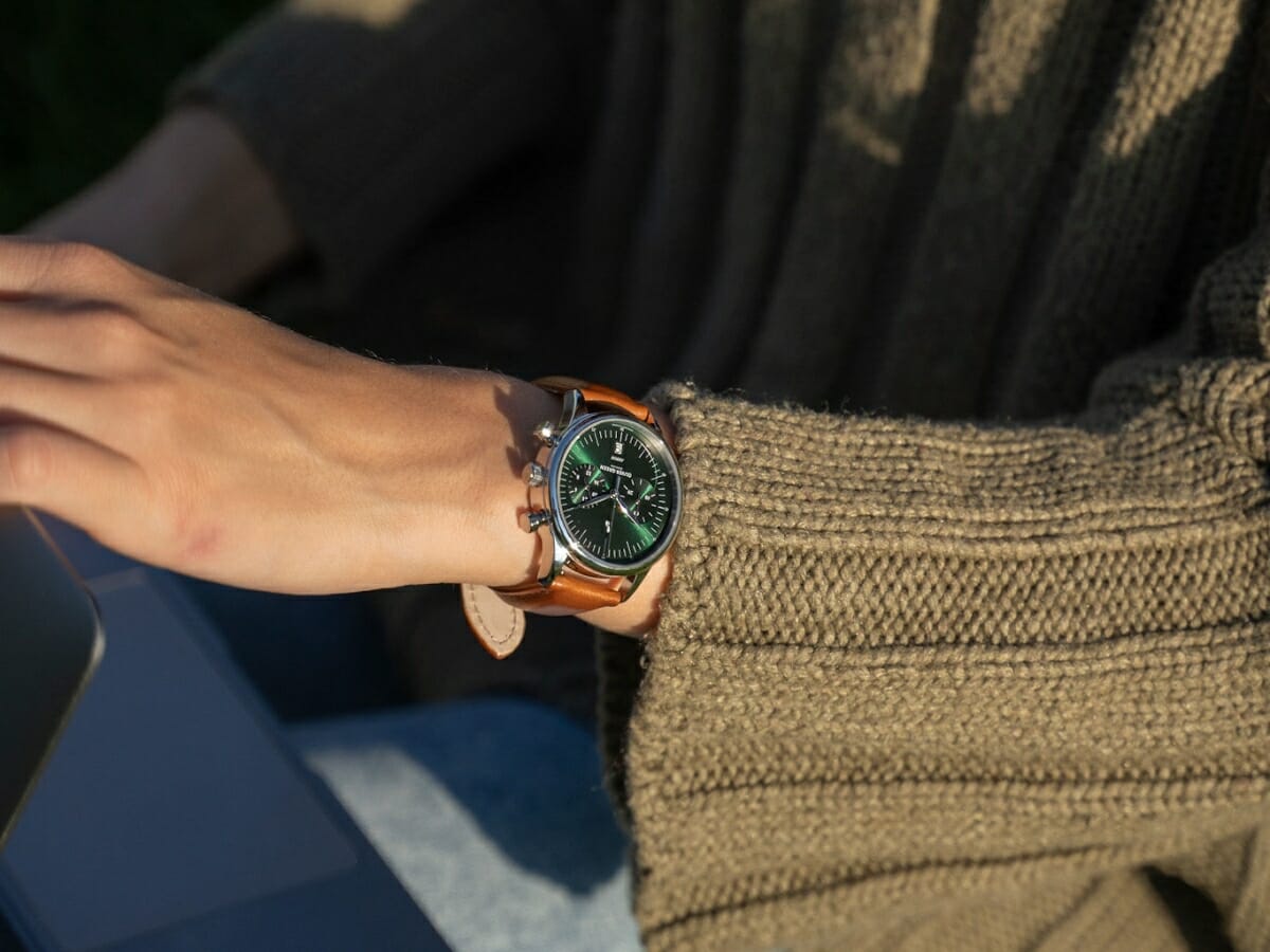 ARBOR 36mm STEEL GREEN クロノグラフ Oliver Green オリバーグリーン レディース