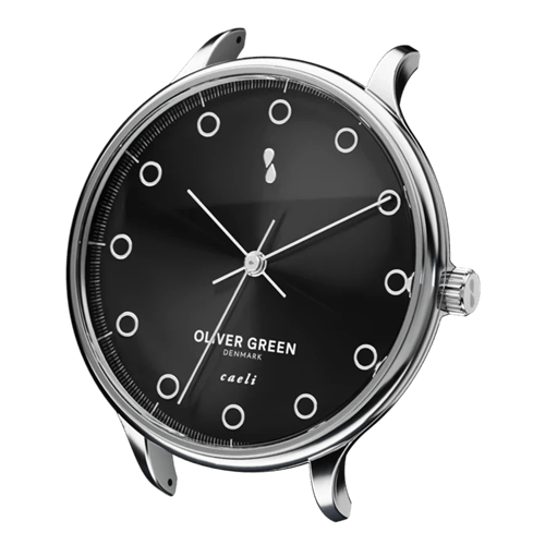 CAELI 39mm STEEL BLACK ドレス Oliver Green オリバーグリーン