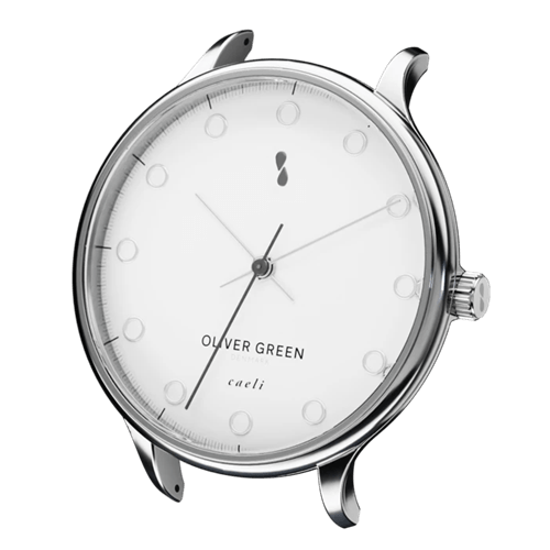 CAELI 39mm STEEL WHITE ドレス Oliver Green オリバーグリーン