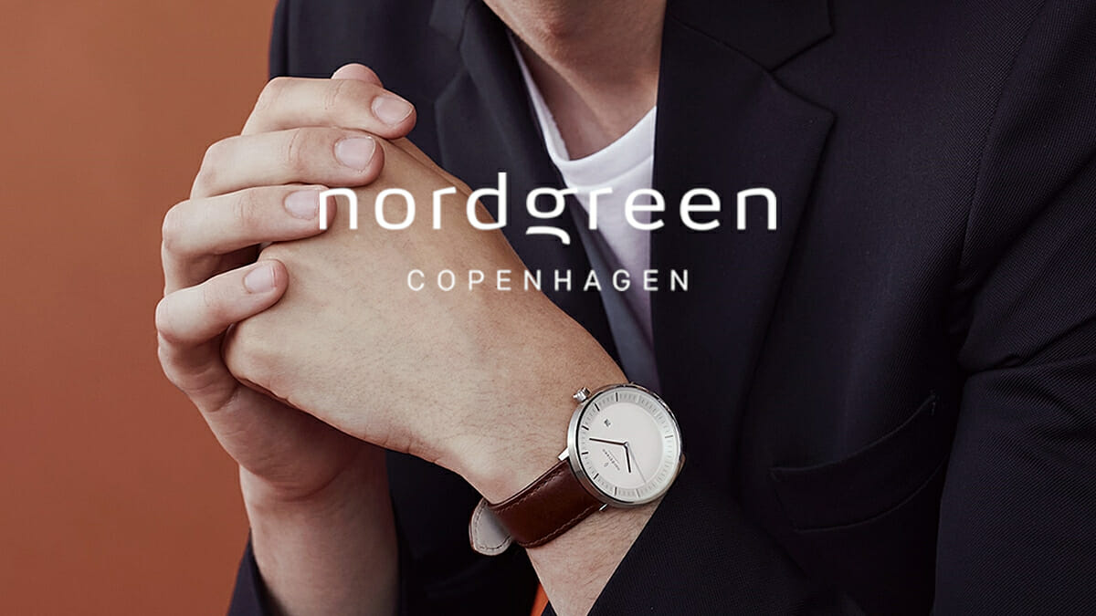 Nordgreen ノードグリーン Philosopher フィロソファ シルバー ホワイトダイアル ダークブラウン レザーストラップ