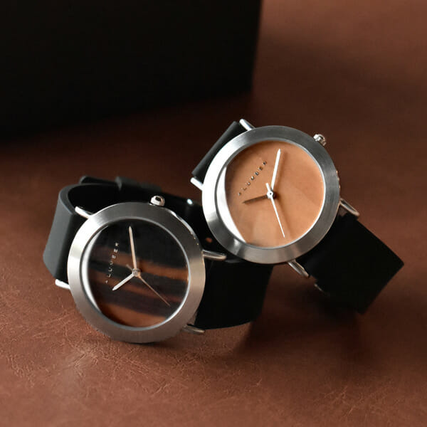 WATCH 3300 ペア ギフトセット（シリコンベルト） Hacoa ハコア 木製腕時計 +LUMBER
