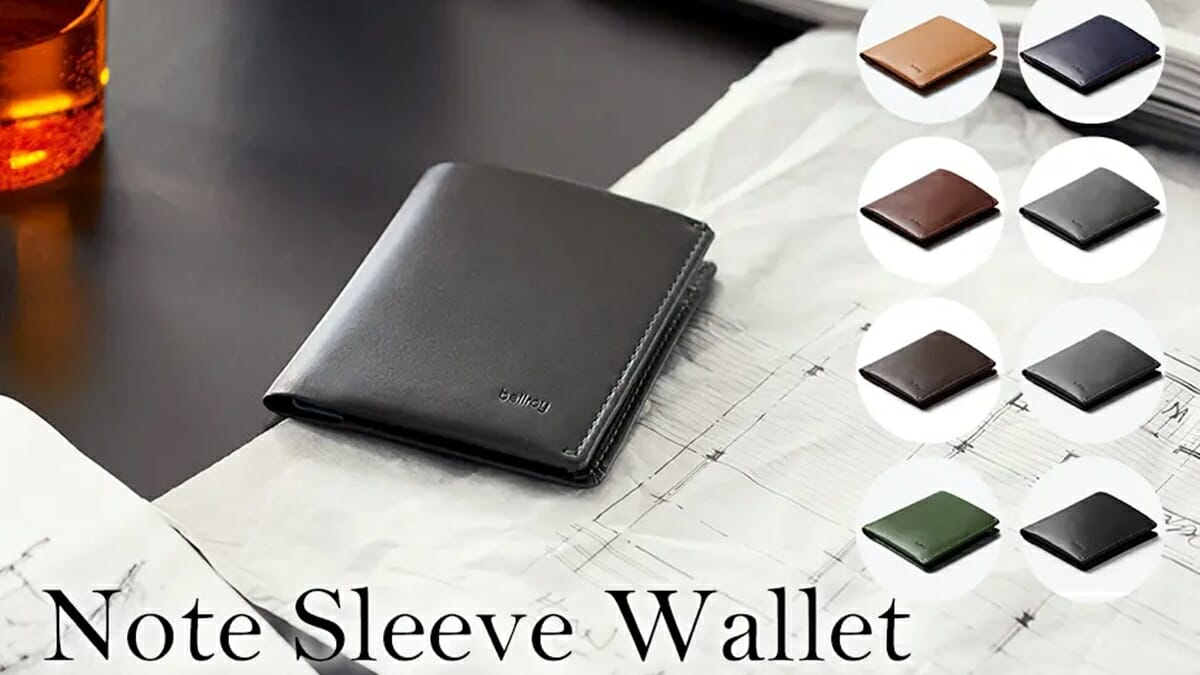 Bellroy Note Sleeve Wallet ベルロイ ノートスリーブ ウォレット 薄型二つ折り財布