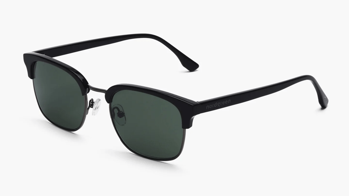 Nordgreen（ノードグリーン）SUNGLASSES サングラス BORNHOLM（ボーンホルム）SHINY GUN METAL-SOLID BLACK3