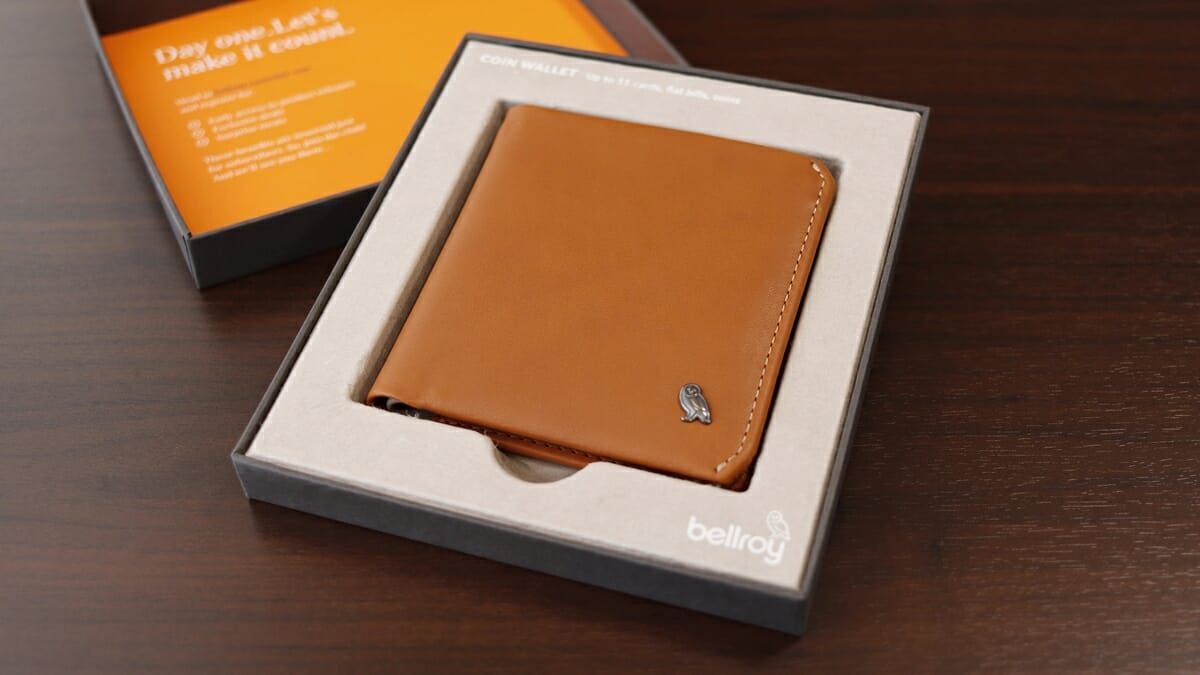 Coin Wallet（コインウォレット）小銭入れ付き薄型二つ折り財布 bellroy（ベルロイ）財布レビュー カスタムファッションマガジン