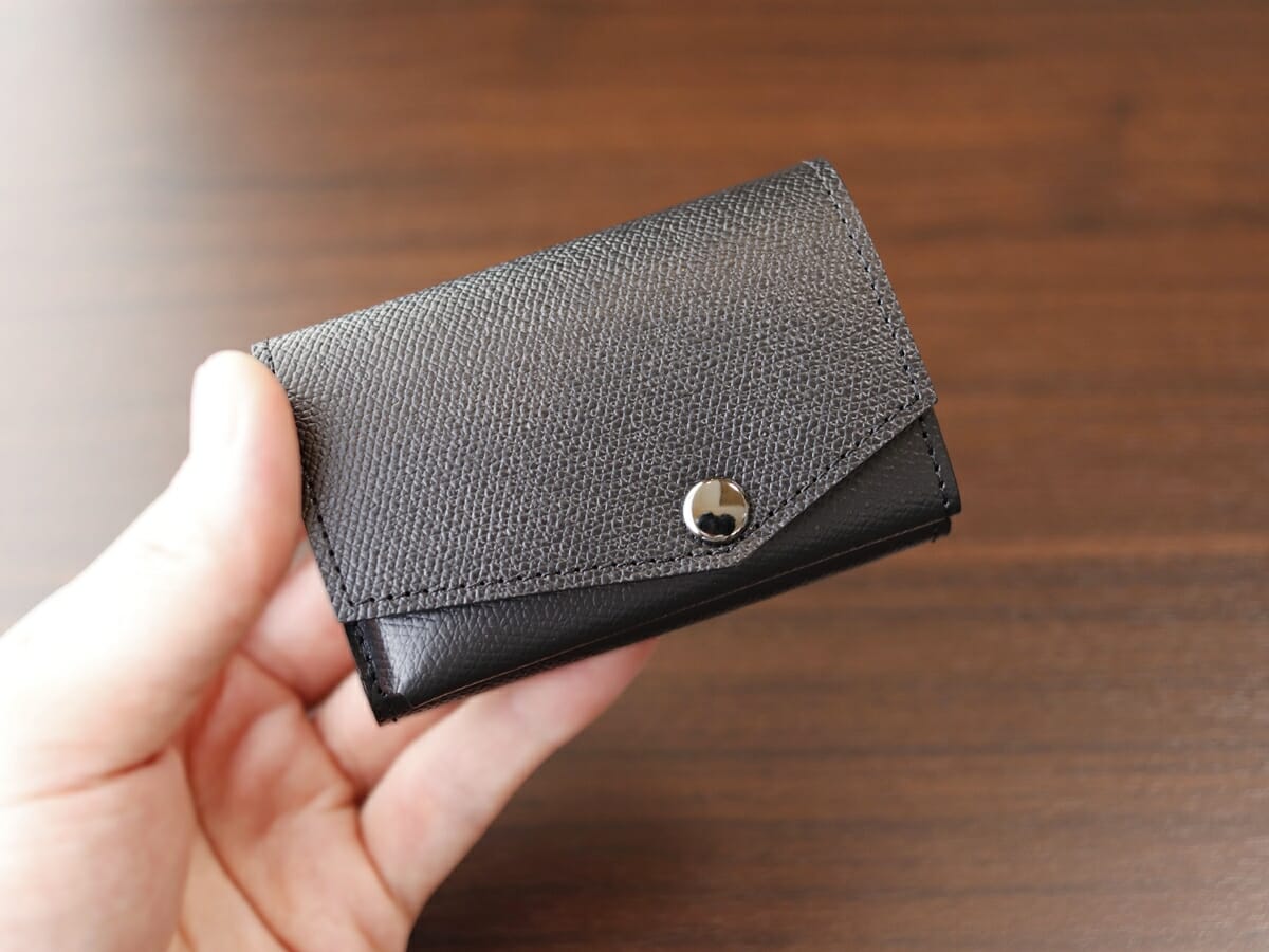 小さい財布 abrAsus メンズ アブラサス SUPERCLASSIC スーパークラシック 極小 三つ折り財布 レビュー 内装デザイン1
