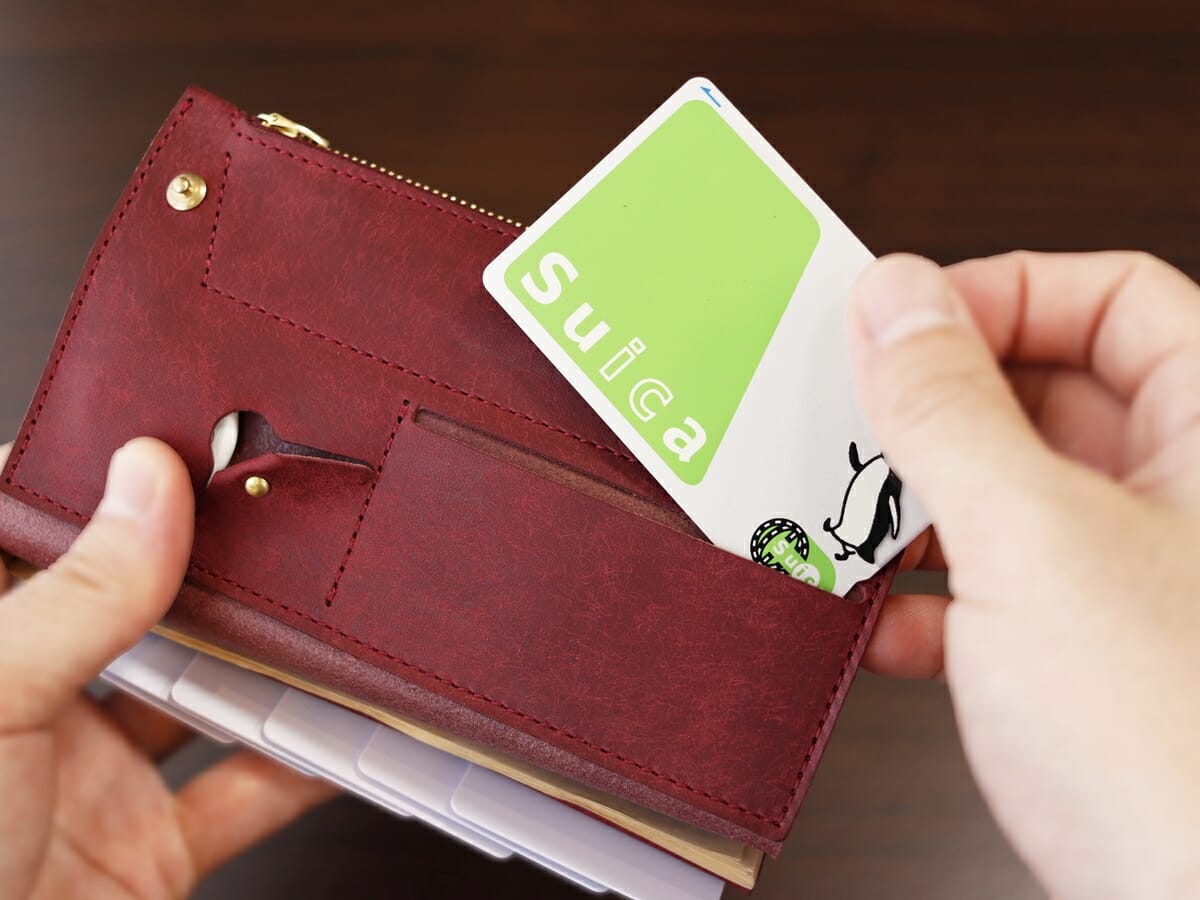 小さく薄い長財布Uno（ウーノ）moku モク もく プエブロレザー 財布レビュー 使い心地 カードポケット4