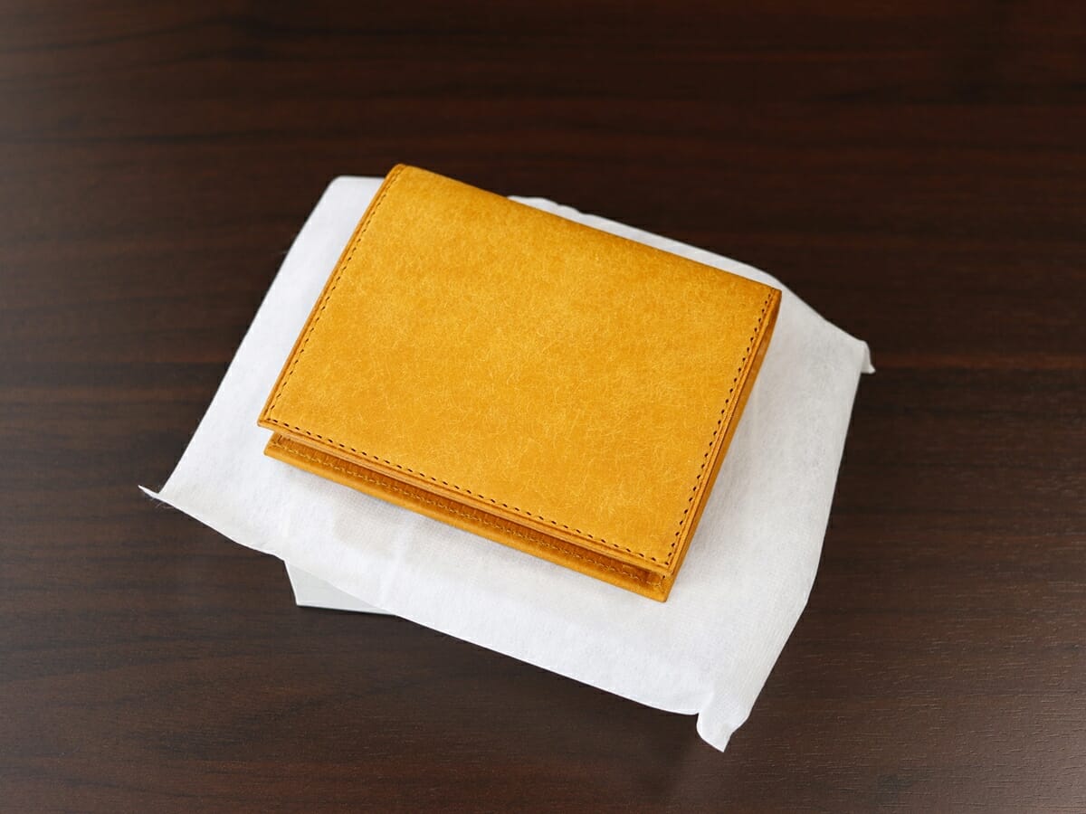 Marisco マリスコ lemma レンマ 二つ折り財布 プエブロレザー パッケージング 化粧箱3