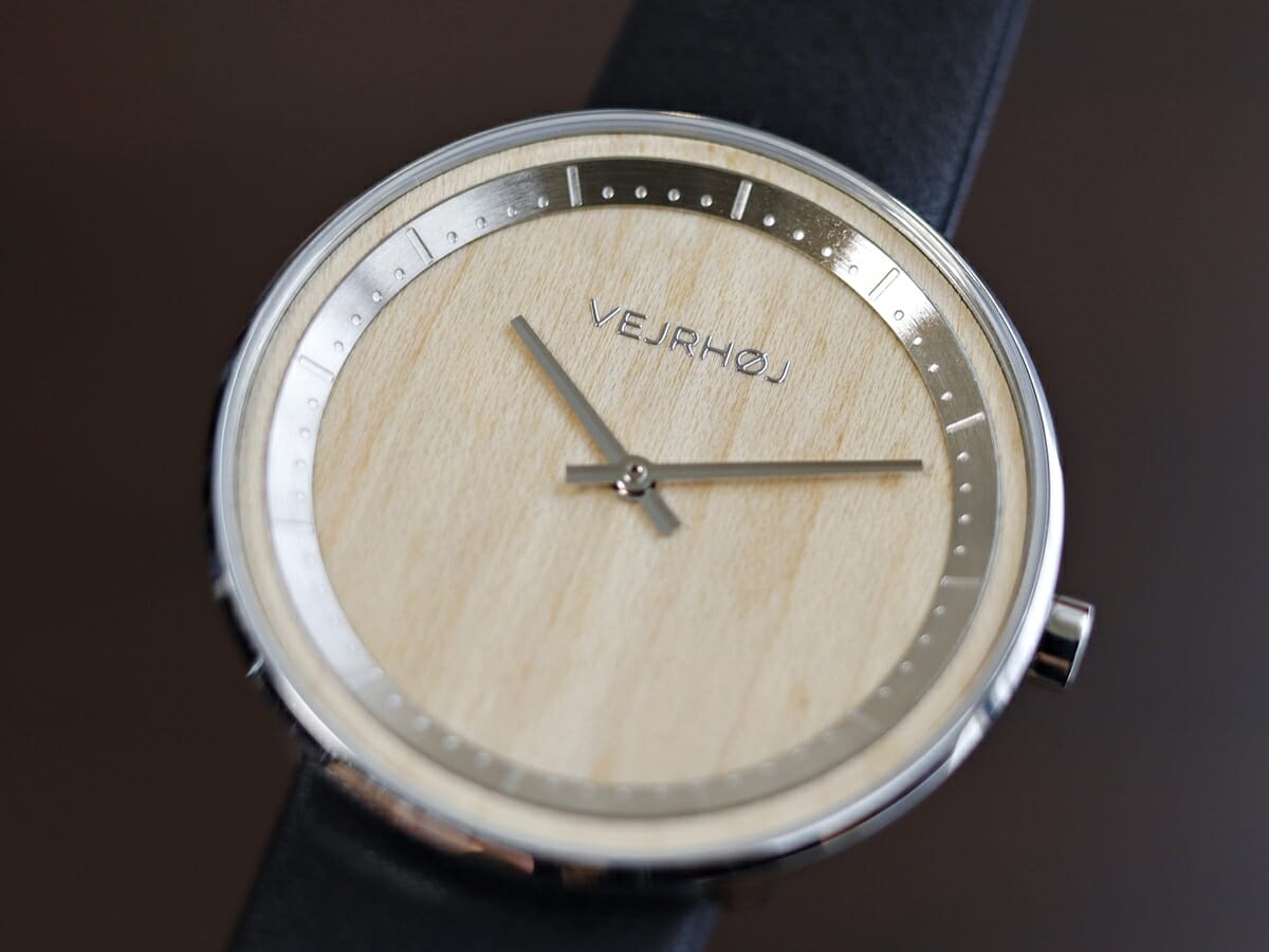 The MAPLE メイプル 40mm 木製 北欧 腕時計 VEJRHØJ（ヴェアホイ）時計レビュー7
