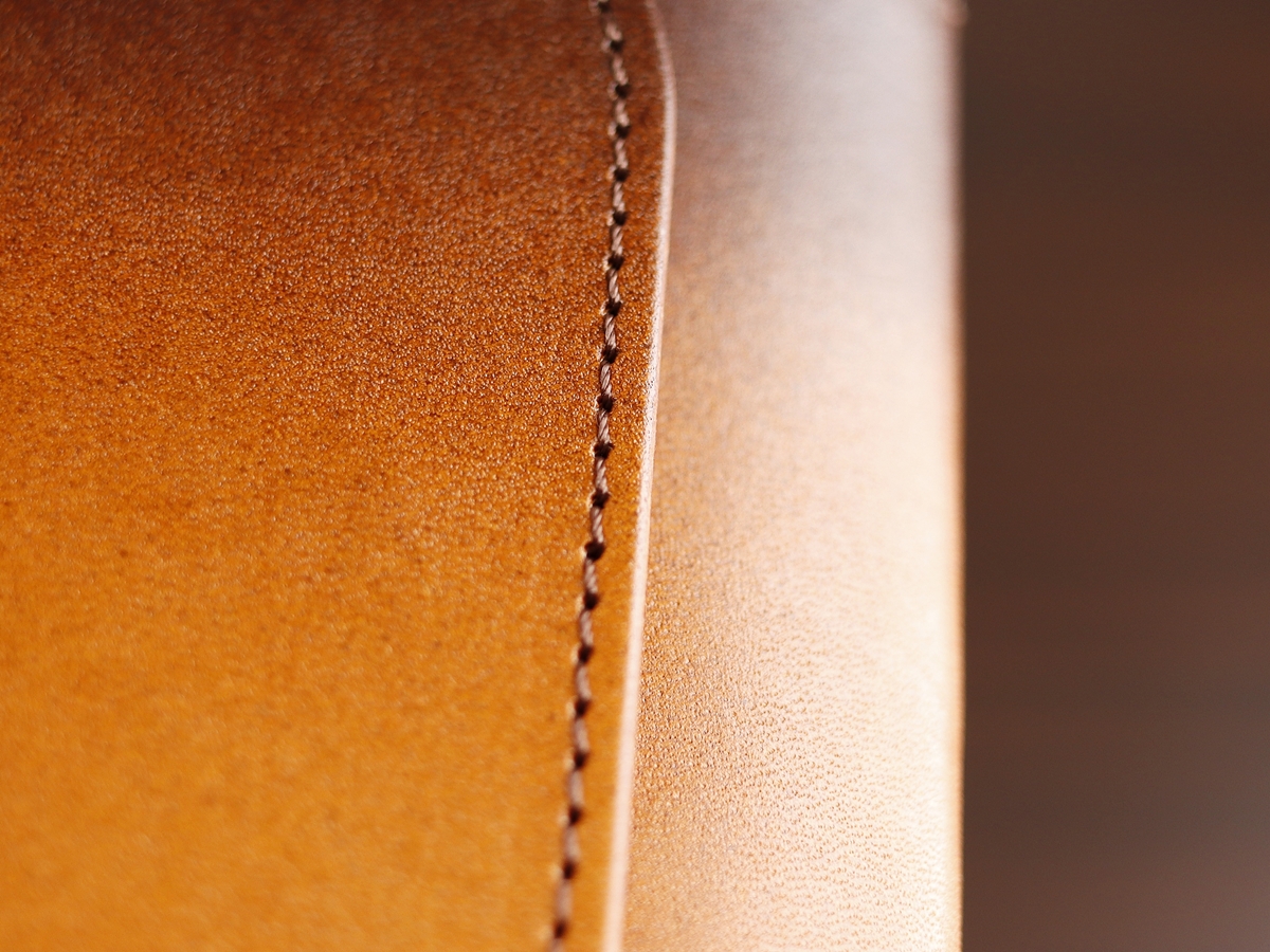 COTOCUL（コトカル）ぼかし染め ミニ財布 kcti0002 小さい財布 レビュー 外装デザイン 牛革 質感 仕立て9