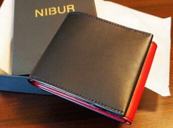 リスシオ ショート財布「Black x Red」NIBUR（ニブール）Mens Leather Store（メンズレザーストア）財布レビュー カスタムファッションマガジン