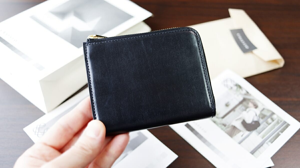値下げ❗クラフスト L字 ブライドルレザー(ブラック) ブライドルレザー L字ファスナーコンパクト財布 【メンズ