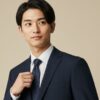 ストレッチスーツを着用した男性