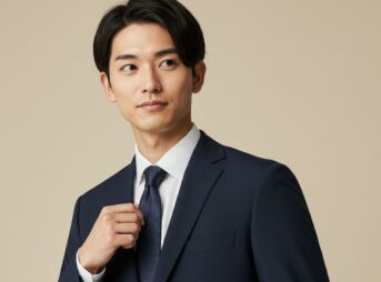 ストレッチスーツを着用した男性