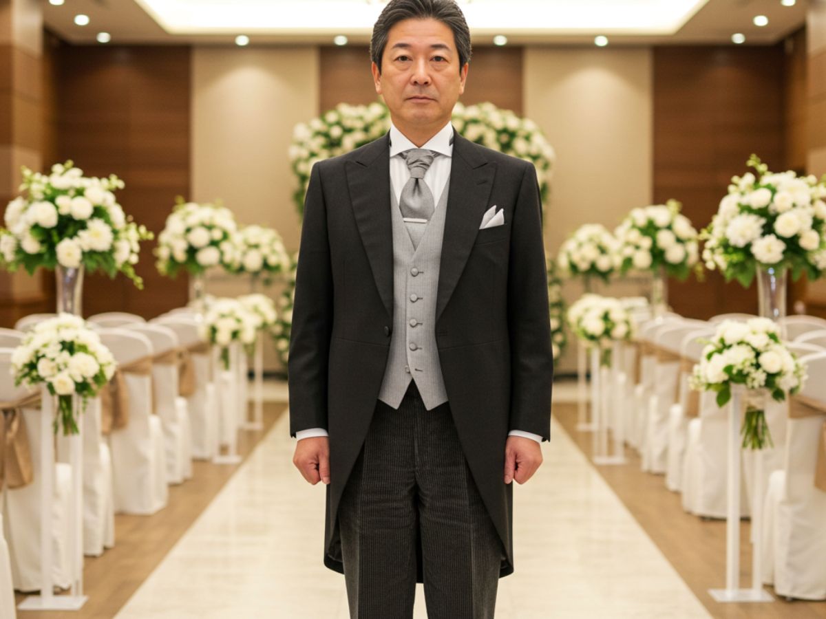 結婚式 モーニングコート 父親