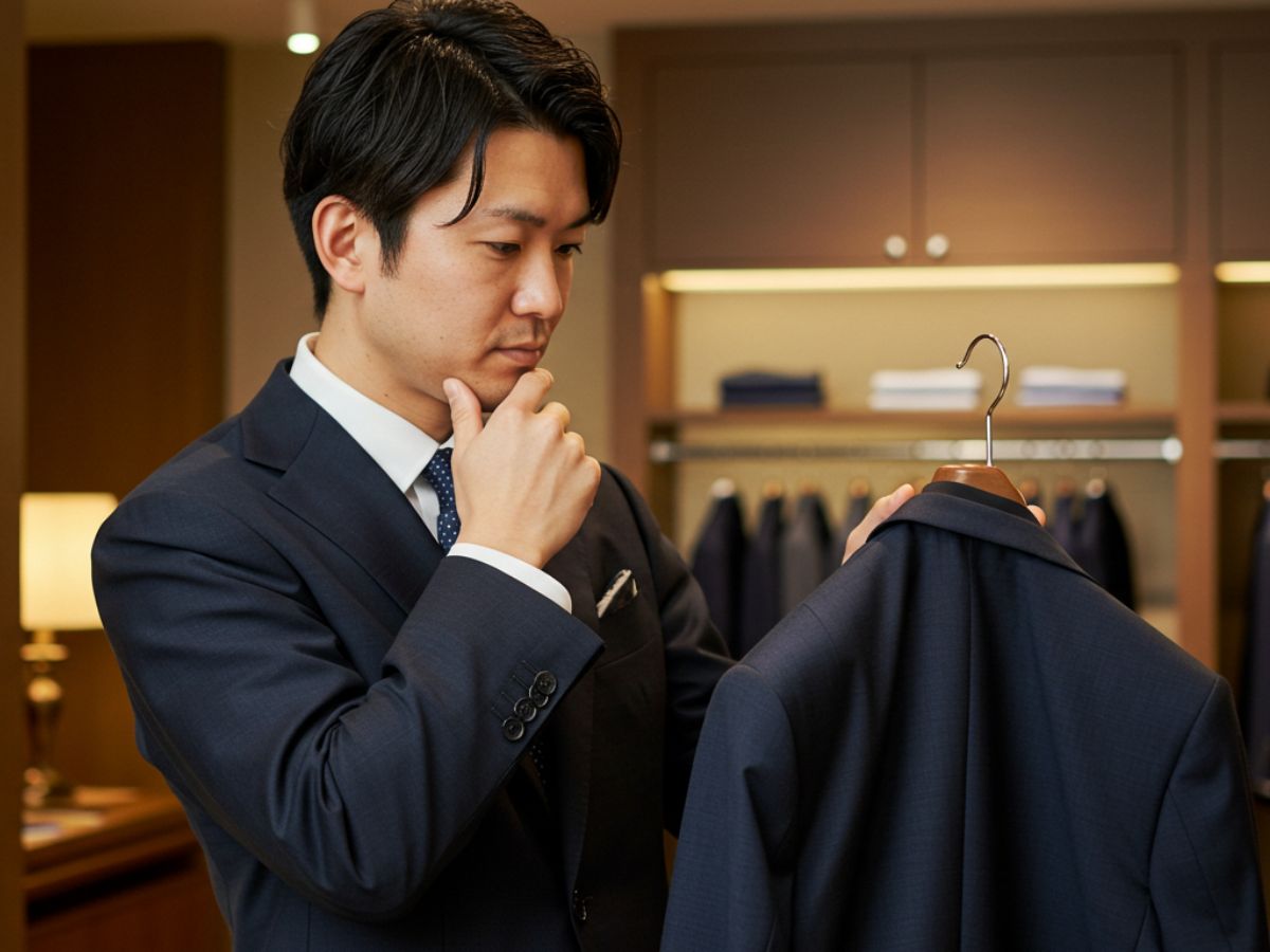 結婚式 二次会 服装 男性 ダークスーツを選ぶ